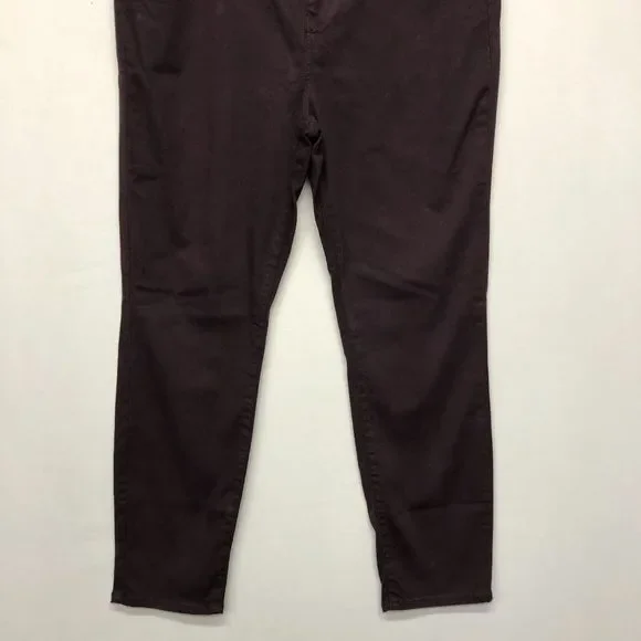 Buffalo David Bitton Women Hanna High Rise Skinny Jeans Size 16 Burgundy B241 20 - Picture 12 of 15